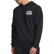 Under Armour Mikica s kapuco Pjt Rock Rival Fleece Hoodie-BLK