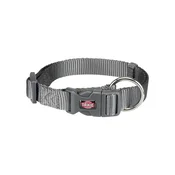 Trixie ovratnica za pse Premium S-M 30-45 cm/15 mm siva