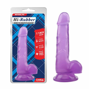 DILDO Chisa Hi-Rubber Purple 7,7