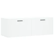 Vidaxl Stenska omarica bela 100x36,5x35 cm inženirski les