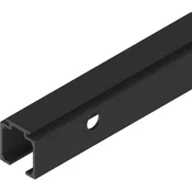 SOLIDO 80 tekalna tirnica, stransko luknjana, D=2200 mm, črna, mat