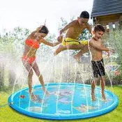 FunPoolPaw, napihljiv bazen s fontano, ki je primeren za otroke in hišne ljubljenčke