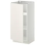 METOD Podni element s policama, bela/Veddinge bela, 40x37 cm