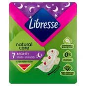 Libresse Natural Care Night+ krila nocni higijenski ulošci 7 kom