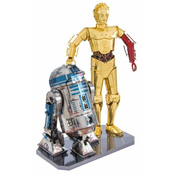 Metal Earth 3D puzzle Vojna zvezd: R2D2 in C-3PO (deluxe set)