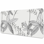 Decormat Podloga za pisalno mizo Cvetje doodle 120x60 cm
