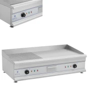 Royal Catering Električni žar 230V dvojni velik rebrast 100cm