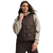 Ženski jopič Under Armour Legend Down Vest Peppercorn/Kona Brown L