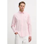 Srajca z dodatkom lanu U.S. Polo Assn. LINEN BLEND LS