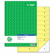 Rešetkasti listovi Sigel BO116 Rumena A4 (Obnovljeno A)