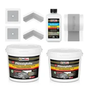 Dichtset 705G Tekoča folija 9,5 kg Isogrund 1 l 5 m Trak 2 x Vogali 2 x Manšeta