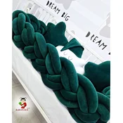 Bubamara037 Pletenica za krevetac, Šestostruka, 180cm, Zelena
