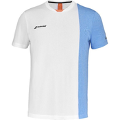 Otroška majica Babolat  Play Crew Neck Tee Boy White/Blithe Blue Hthr 12 - 14 let
