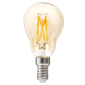 Jantarna ravna LED žarnica 4,2 W