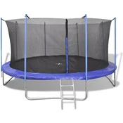 Vidaxl Trampolin 5-delni komplet 4,26 m