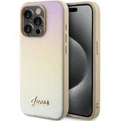 Guess GUHCP15XPSAIRSD iPhone 15 Pro Max 6.7 gold hardcase Saffiano Iridescent Script (GUHCP15XPSAIRSD)