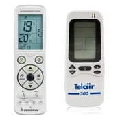 General TELAIR 300 - SILENT 3800H, 5300H, 5400H, 7300H, 7400H, 8400H, 12000HT, Dualclima - razkošen osvetljen daljinski upravljalnik