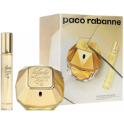 Paco Rabanne Lady Million Set parfumska voda 80 ml + parfumska voda 20 ml za ženske
