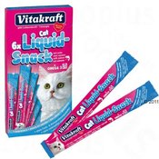 Vitakraft Cat Liquid-Snack s lososom + omega-3 - 24 x 15 g