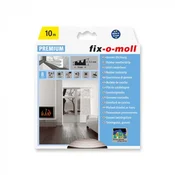 TESNILNI TRAK FIX-O-MOLL samolepilni gumi E profil 10m/9mm/4mm, beli