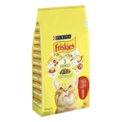 FRISKIES PURINA Suva hrana za macke, Meso, piletina i povrce, 10 kg