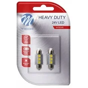M-Tech ODPOKLIC ŽARNICE C5W 36mm LED 24V CANBUS BELA