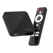 Tracer Smart TV Box, 16 GB, 4K HDR, Wi-Fi, Bluetooth, Android, črna, Medijski predvajalnik