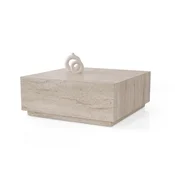 Hanah Home Klub sto Lizbon-9543, 90x35.5x90 cm, Krem