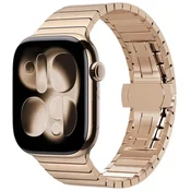 NEWWAYS Kovinski pašček iz nerjavečega jekla za Apple Watch, srebrn