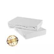 Posteljna rjuha bela jersey EMI, Ponjava 140x200