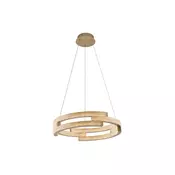 Obesni LED lestenec TARJA LED/36W/230V 3000/4000/6000K, premer 60 cm, zlata