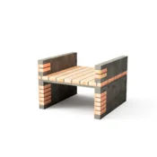 Movelar CALIFORNIA Modul - podstavek za pica peč 100cm - oranžna