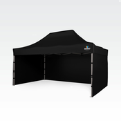 Paviljon vrtni 3x4,5m - plus 3 stene - Črna