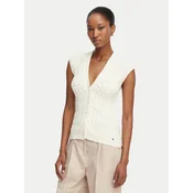 TOMMY HILFIGER Pleten brezrokavnik Cable Slim Sleeve  svetlo rumena