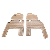 Rubber car mats Chrysler Voyager 2008-2016 (5 seats, beige)