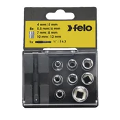 Felo set nasadnih glava sa adapterom HEX Nut 9 kom ( 05798106 )