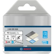 Vrtalna krona PRO Ceramic dry, 75 x 35 mm, X-Lock