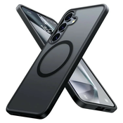 Premium ovitek Torras Guardian Magnetic za Samsung Galaxy S25 - črn