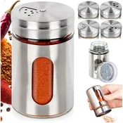shumee Kuhinjska posoda za začimbe s cedilom Steklena posoda za začimbe Cedilo 100 ml