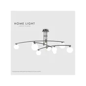 HOME LIGHT Vesta 377 Luster 9xG9 crni OUTLET