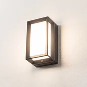 BEGA LED zunanja stenska svetilka 22750 K3, grafit, liti aluminij. Steklo - grafitna, bela