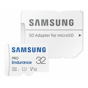 SAMSUNG PRO Endurance MicroSDXC 32GB U3 + SD adapter MB-MJ32KA