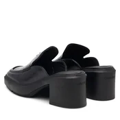 Calvin Klein Natikači Block Heel Mule Lth Hdw HW0HW03175 Črna