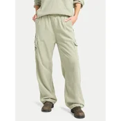 Billabong Spodnji del trenirke Winter Camp EBJFB03001 Zelena Loose Fit
