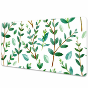 Decormat Podloga za pisalno mizo Zelene veje 120x60 cm