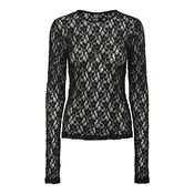 PIECES Majica PCHAZEL črna