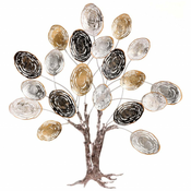 Autronic Stenska dekoracija Metal Tree - wall decoration (FB-1482)