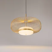 Maytoni LED viseče svetilo Levitation, O 50 cm, medeninaste barve - Dnevna soba/jedilnica - Dizajn - medenina, bela - Kovina