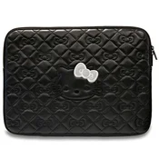 HELLO KITTY Hello Kitty Zip PU prešita torbica s pentljami - 13 / 14 torbica za prenosnik (črna)