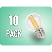 Spectrum LED Spektrum Retro LED žarnica E27, G45, 4W, 500LM, 2700K/10-PACK! [WOJ+14072]